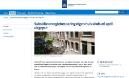 Subsidie Energiebesparing Eigen Huis