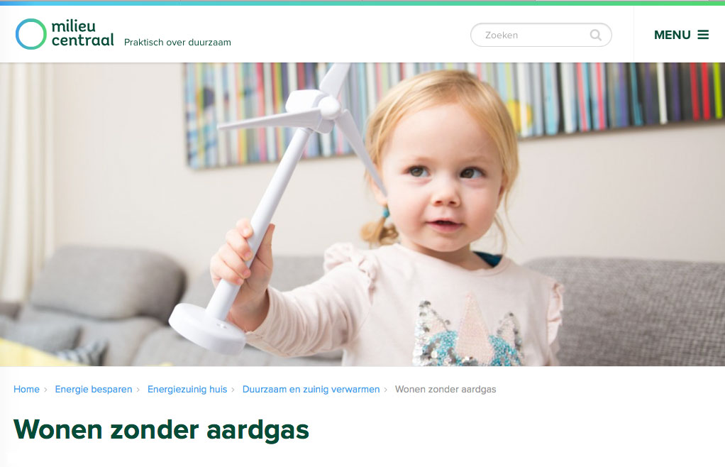 Wonen zonder aardgas